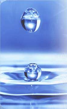 pure water - droplet